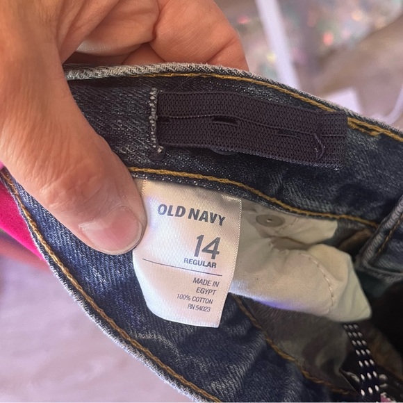 Patriotic 🇺🇸 Flare Jeans with matching Head Bandanna Sz 14 - Picture 5 of 7